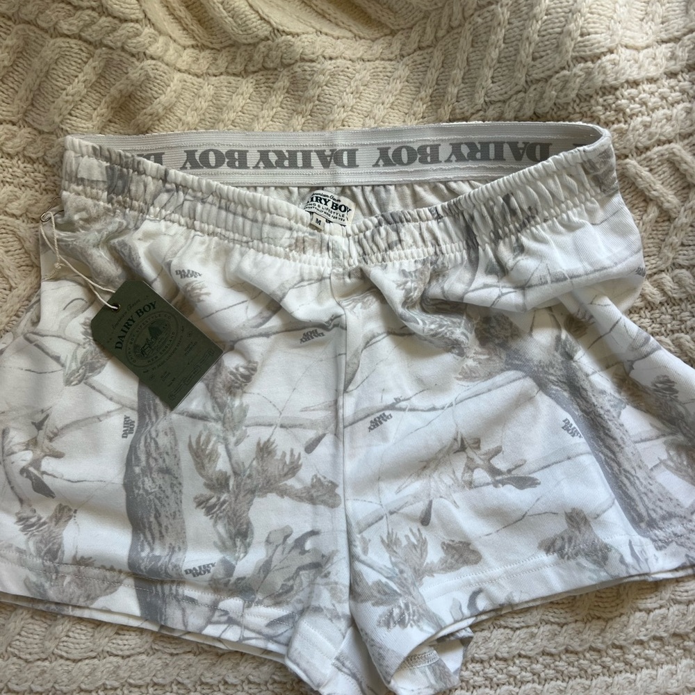 Dairy boy camo soft shorts